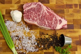 Wagyu Dry-Aged Bone-In Strip Steak
